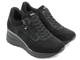 Sneakersy damskie na koturnie - INBLU IN001299, czarne