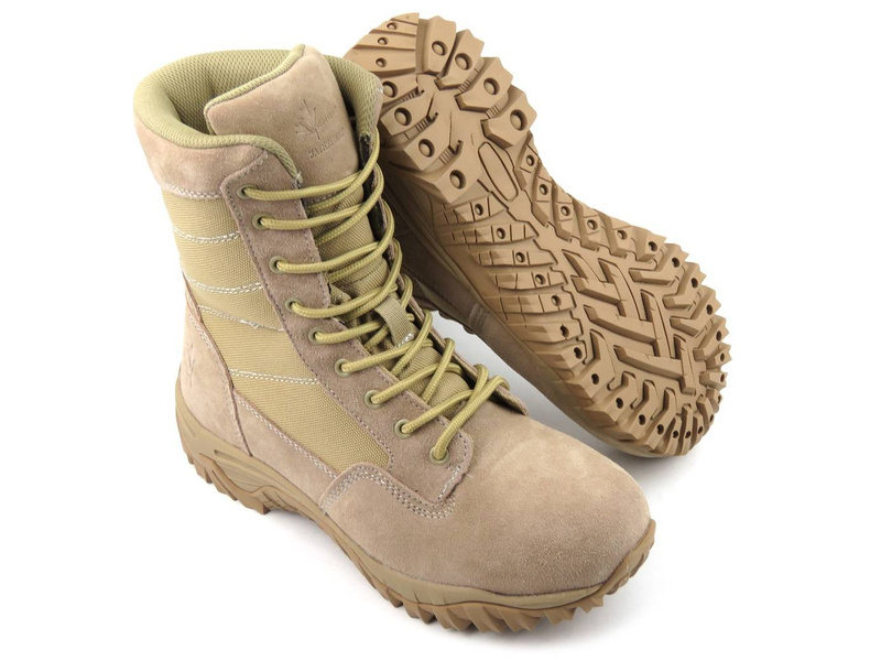Wysokie trekkingi męskie z membraną WATERPROOF - VEMONT 9AT2045L, beżowe