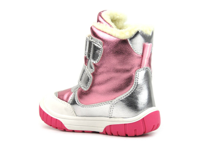 Śniegowce dziecięce Waterproof - WOJTYŁKO 23030, różowe