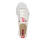 Trampki damskie, buty sportowe Big Star FF274087, białe z czerwonymi elementami