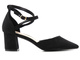 Eleganckie sandały, czółenka damskie na słupku - Evento 20SD98-1627, czarne