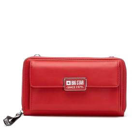 Torebka damska a la portfel - BIG STAR GG674008, czerwona