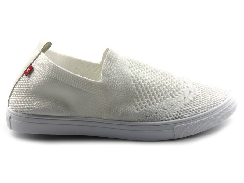 Buty sportowe damskie BIG STAR FF274A608, trampki białe