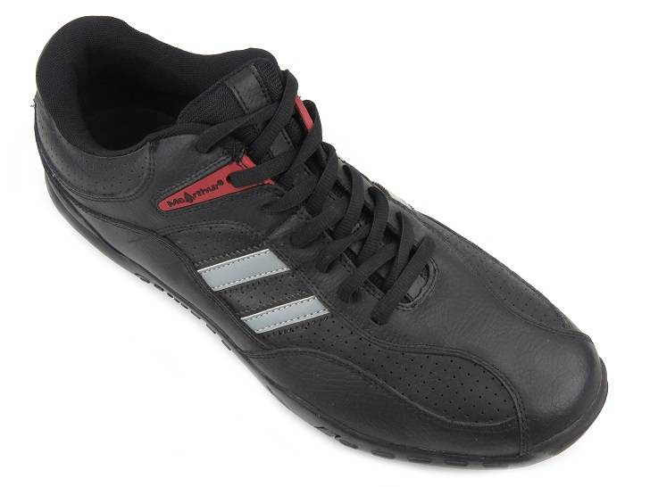 Buty męskie sportowe, sneakersy McArthur S01-8392, duże rozmiary - 47-49, czarne