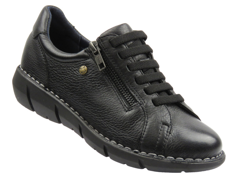 Sneakersy damskie, półbuty czarne Maciejka P7238-01/00-1