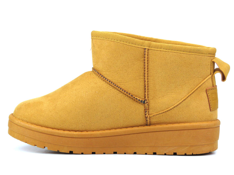 Buty emu, śniegowce damskie za kostkę - BIG STAR KK274289 802, camel