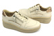 Skórzane sneakersy damskie - KAMPA N1007, beżowe