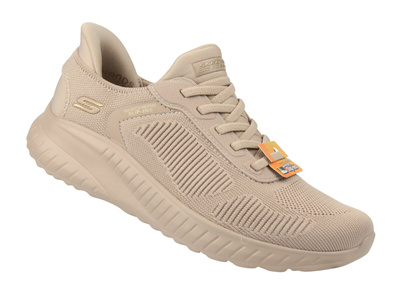 Sportowe buty damskie Skechers 117497 w kolorze beżowym