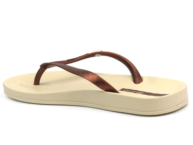 Gumowe japonki damskie IPANEMA 82932, beżowo-brązowe
