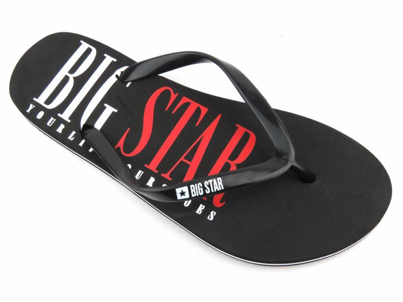 Japonki damskie basenowe Big Star LL274810, czarne