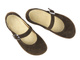Barefoot skórzane minimalistyczne półbuty Helios Komfort 471, ciemny brąz