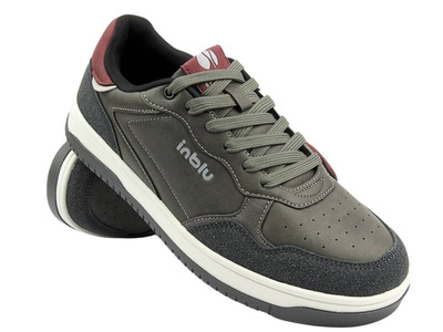 Sznurowane buty sportowe męskie szare Inblu IU-14