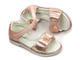 Sandały dziecięce z kokardką - Weestep R525950603, różowe błyszczące