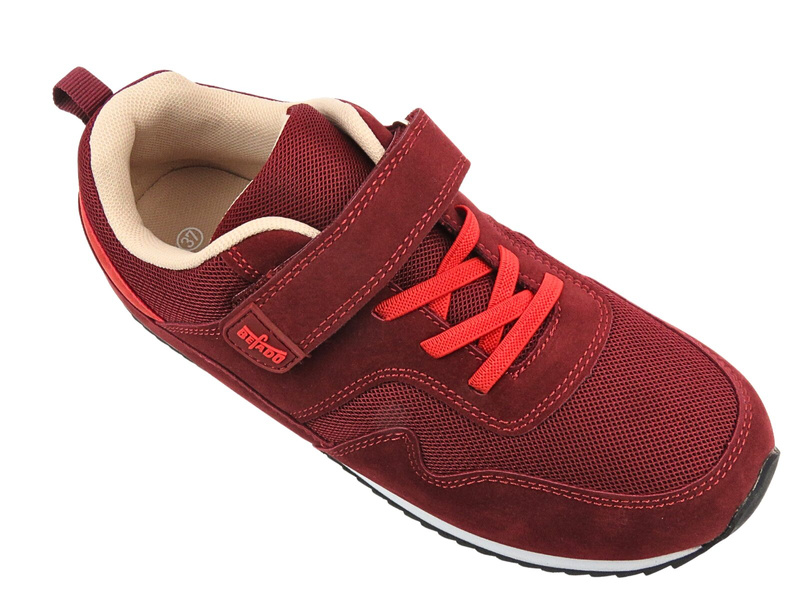 Buty Młodzieżowe Sportowe Befado 516Q216 Czerwone Na Rzep