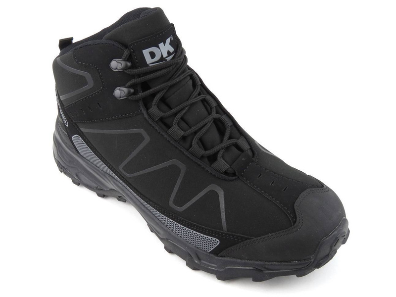 Wysokie buty męskie trekkingowe DK Aqua SoftShell 2147, czarne