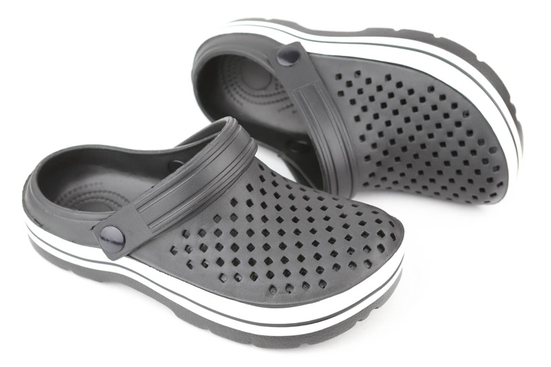 Klapki damskie clogsy - News 20SD11-2527, czarne