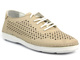 Ażurowe półbuty damskie - Artiker 54C0284, beżowe