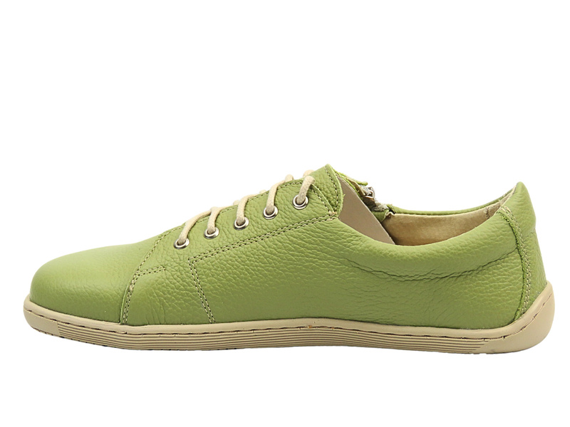 BareFoot półbuty minimalistyczne damskie zielone Helios Komfort 436