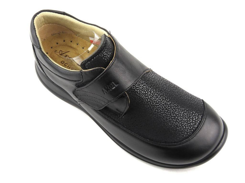 Półbuty damskie komfortowe - AXEL 1397, czarne