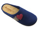 Kapcie damskie filcowe - Inblu CS-35, granatowe