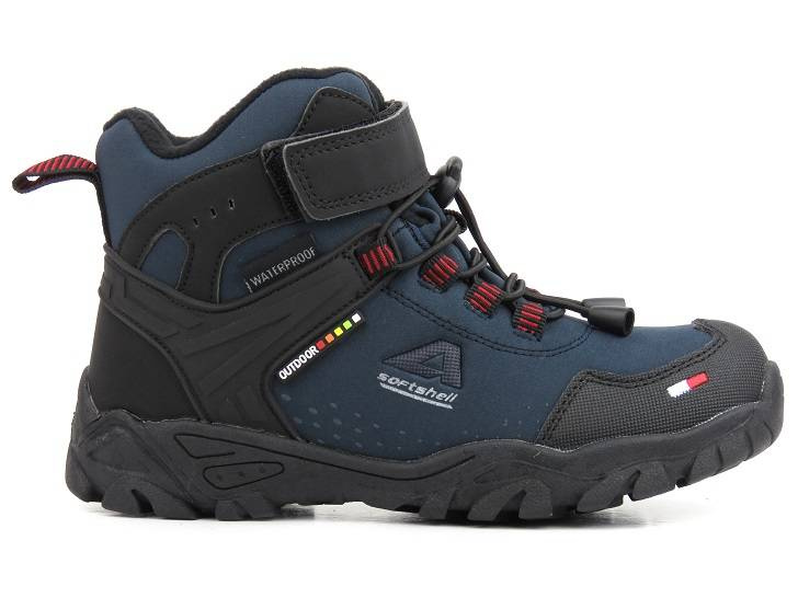 Śniegowce dziecięce, buty zimowe AMERICAN CLUB WT 65/22 WT 108/22 i WT 65/23, granatowe