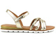 Sandały damskie płaskie - MARCO TOZZI 28129, złote