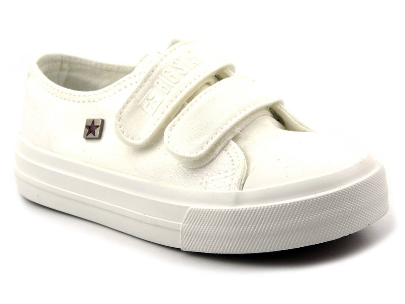 Trampki, buty sportowe dziecięce BIG STAR FF374096, białe