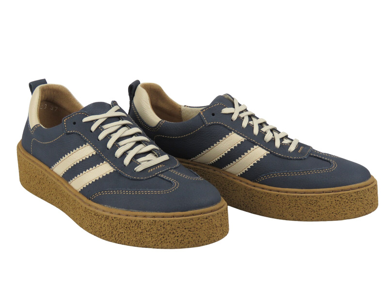 Skórzane półbuty damskie Nika Komfort 1503, bordowe