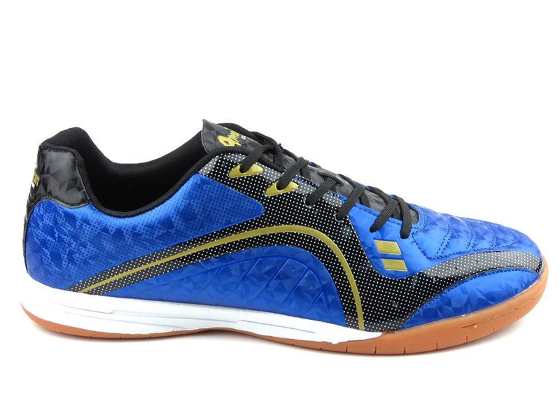 Buty męskie sportowe, piłkarskie - AMERICAN CLUB OG01/19, srebrne