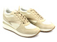 Sneakersy damskie ze skóry naturalnej - GEOX Respira D368LA, beżowe