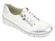 Wygodne buty damskie sportowe - Helios Komfort 334, srebrne