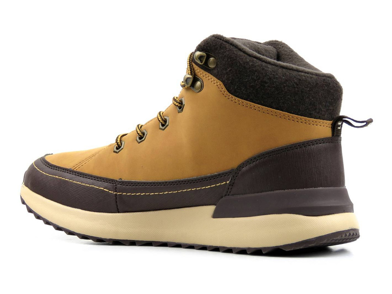 Ciepłe trzewiki męskie na grubej podeszwie - LEE COOPER LCJ-21-01-0534M, brązowe