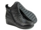 Botki damskie na dwa suwaki - COMFORTABEL 962319, czarne