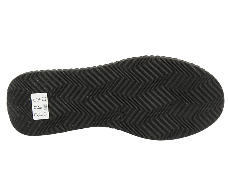 Wygodne sztyblety damskie z miękkiej skóry HELIOS Komfort 510P, czarne