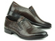 Eleganckie loafersy, półbuty męskie - JOHN DOUBARE Y705-1-433, brązowe