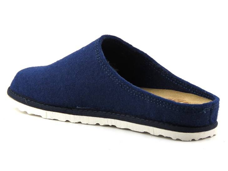 Kapcie damskie filcowe - Inblu CS-35, granatowe