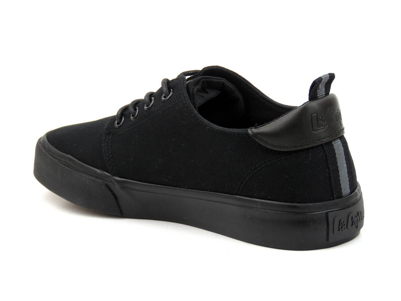 Trampki męskie przed kostkę - LEE COOPER 22-31-0857M, czarne