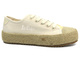 Trampki damskie z plecioną podeszwą - Lee Cooper LCW-24-31-2191L, beżowe