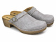 Klapki damskie, chodaki na obcasie - INBLU BL-04, szare