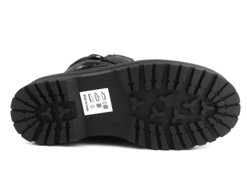 Cieplutkie śniegowce dziecięce - MISS E 23DZ23-6585, czarne