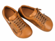 Barefoot skórzane minimalistyczne półbuty damskie o podwyższonej tęgości H - Nika Komfort 26051, brązowe