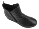 Botki damskie na dwa suwaki - COMFORTABEL 960232-01, czarne