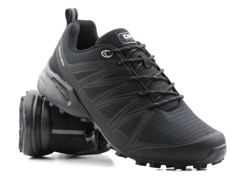 Buty męskie sportowe, adidasy do biegania - DK Speed Grip VB16795, czarne