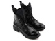 Bogato zdobione botki damskie lakierowane - VENEZIA 018419095, czarne