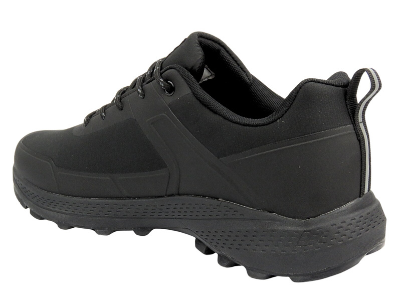 Buty trekkingowe męskie przed kostkę - Mc Braun 24MN38-8064, czarne