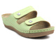 Wygodne klapki damskie -  INBLU MALVA, zielone
