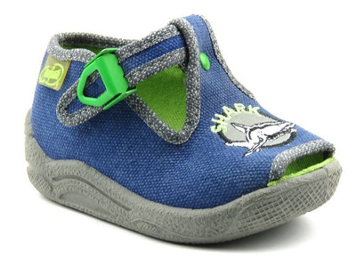 Kapcie dziecięce z rekinem - Befado 947P165