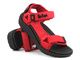 Sandały damskie sportowe - Lee Cooper LCW-24-34-2616L, czarno-czerwone