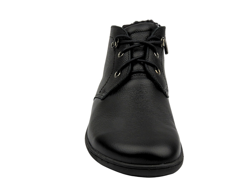 Barefoot botki minimalistyczne damskie czarne Helios Komfort 501P