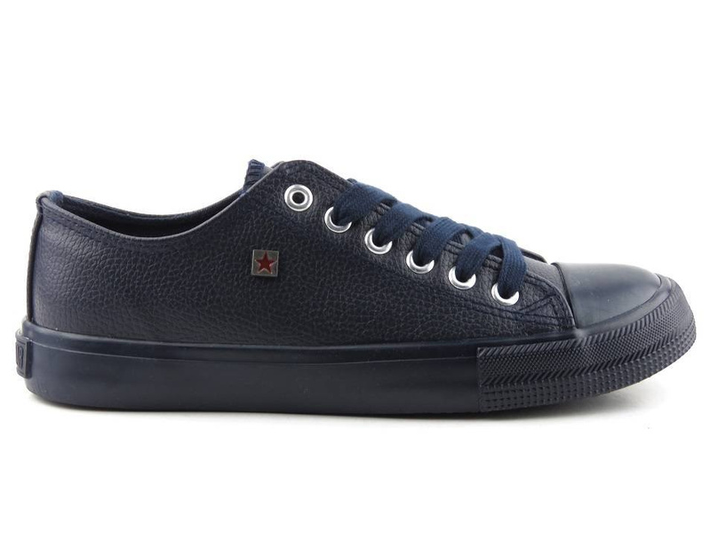Trampki damskie, buty sportowe Big Star V274870, granatowe